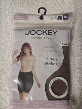 Jockey Essentials No-Chafe Slipshort In Brown